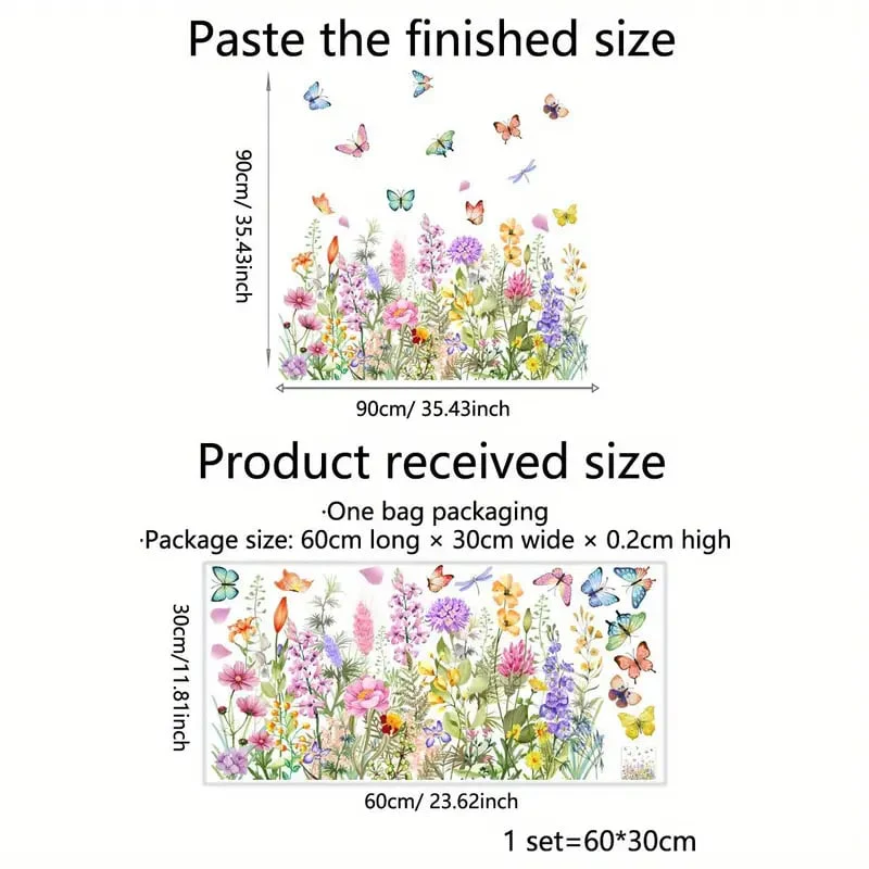 1+1 Gratis | FarbBlüte™ Leicht Abziehbare Blumenaufkleber - Image 7