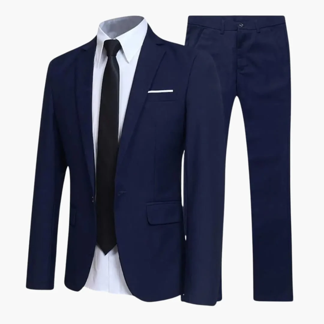 2-teiliges Anzug Set - Slim Fit Herrenanzug für Business Look - Image 4