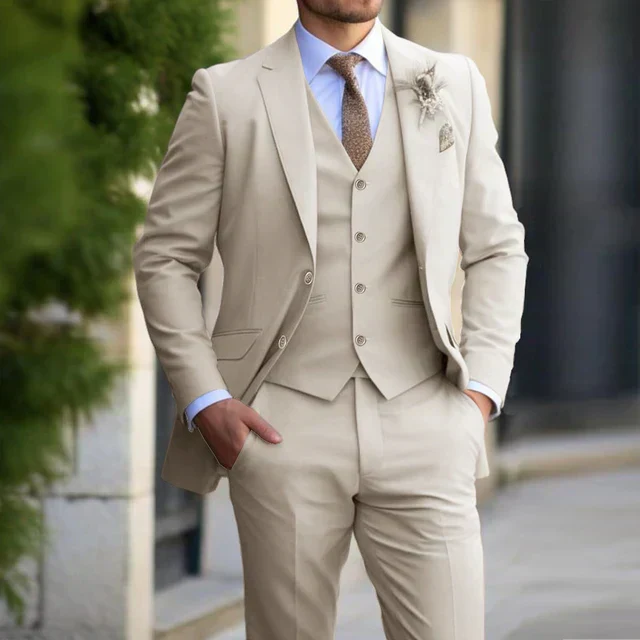 3-teiliger Hochzeitsgastanzug Für Herren | Elegant - Image 6