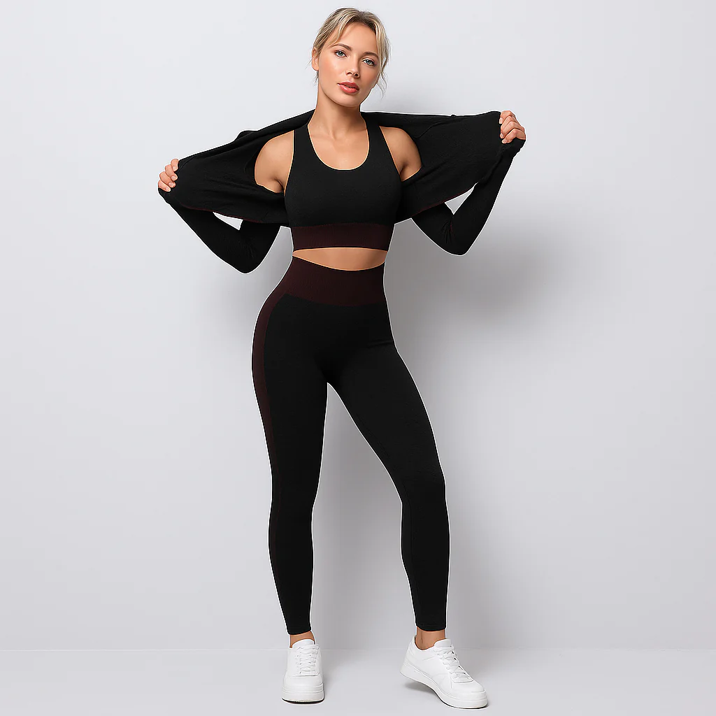 3-teiliges Yoga-Set für Damen - Image 4