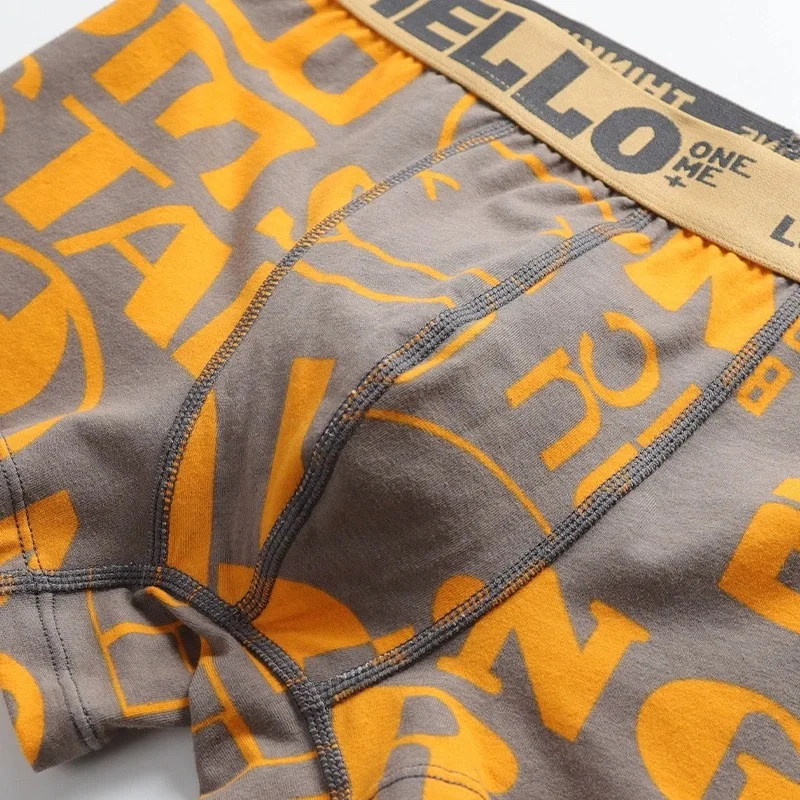 3Stück Bequeme bedruckte Herrenunterwäsche Boxershorts - Image 3