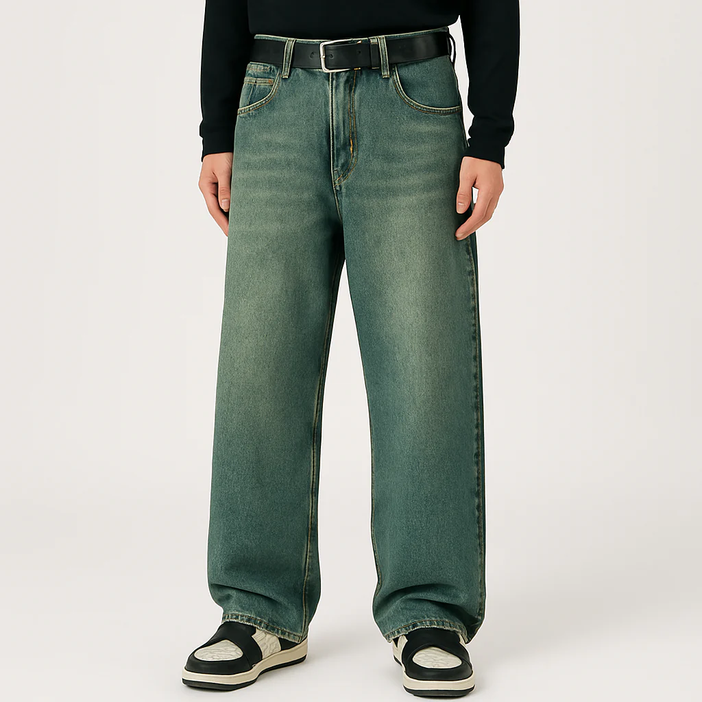 4Legend – Herren Flare Jeans – Lässiger Streetstyle, Taschen, reifer Look