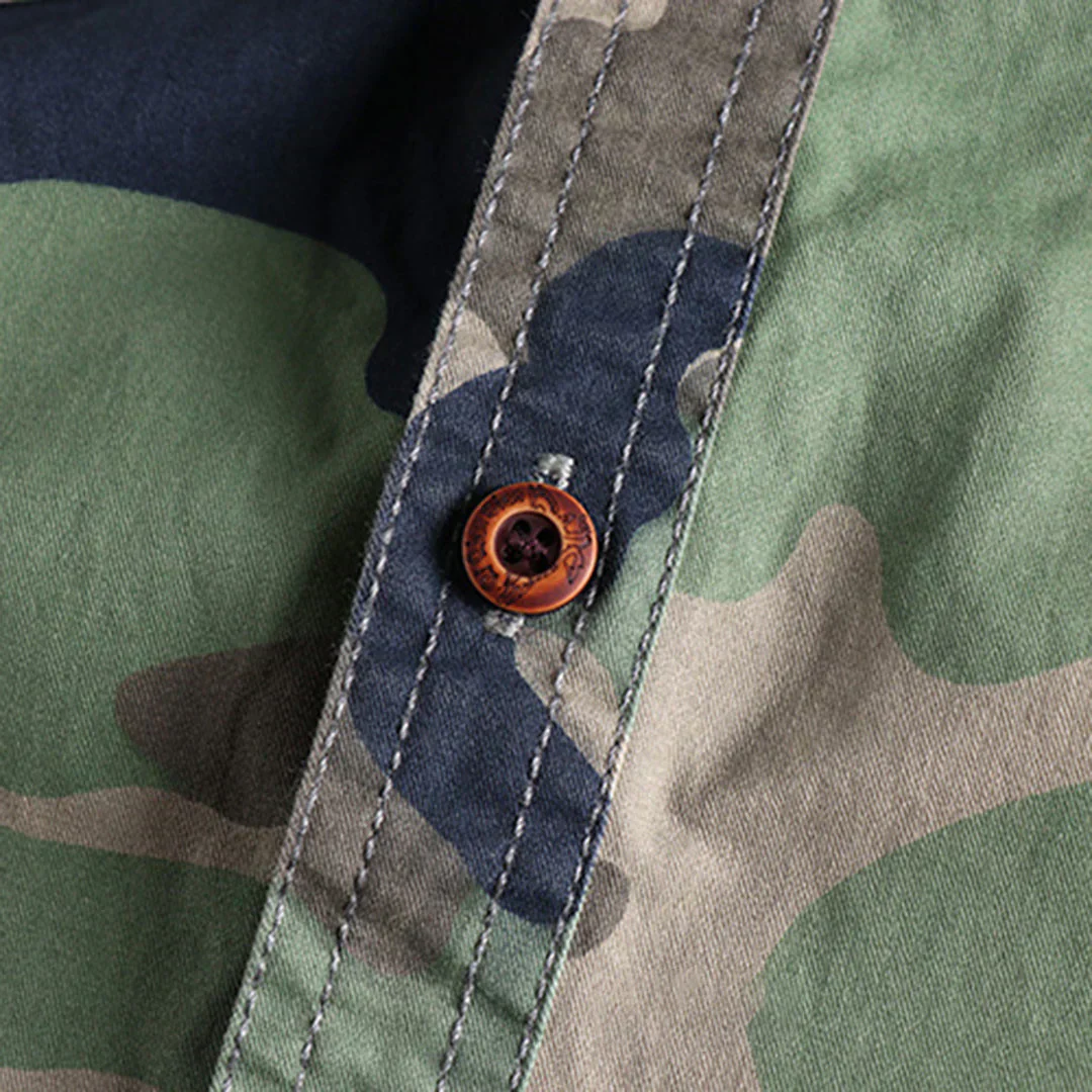 Abel – militär-camouflage-sommerhemd für herren - Image 2