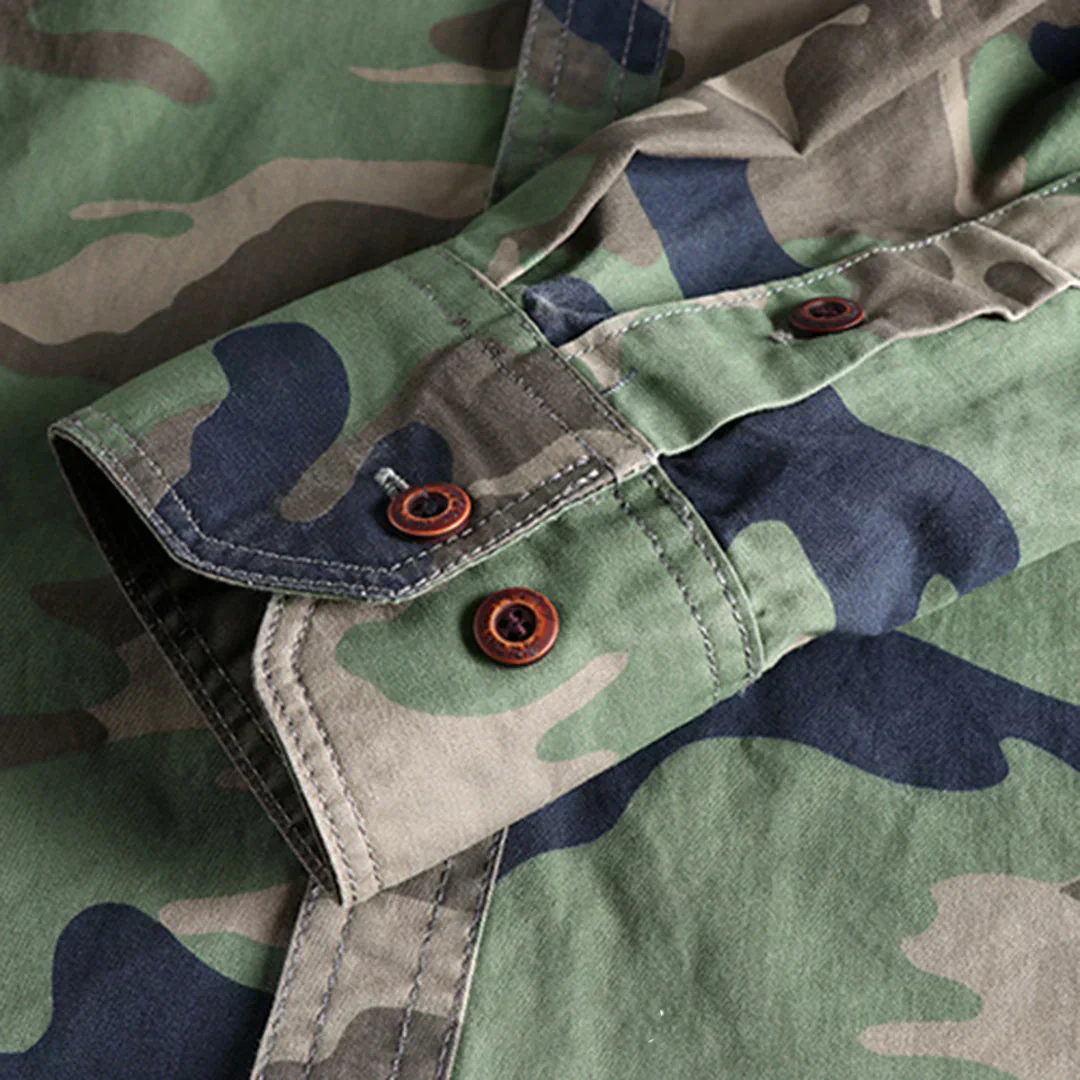 Abel – militär-camouflage-sommerhemd für herren - Image 3
