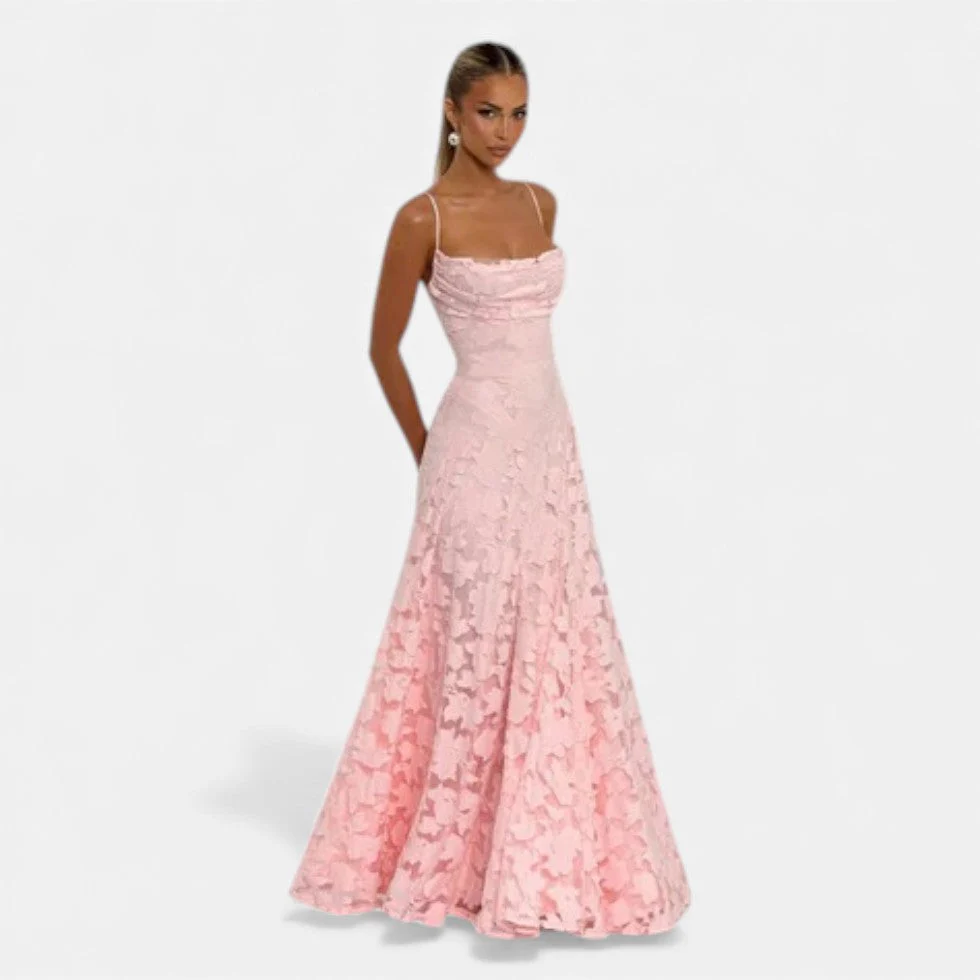 Abendkleid Damen mit ausgestellter Silhouette - Image 7