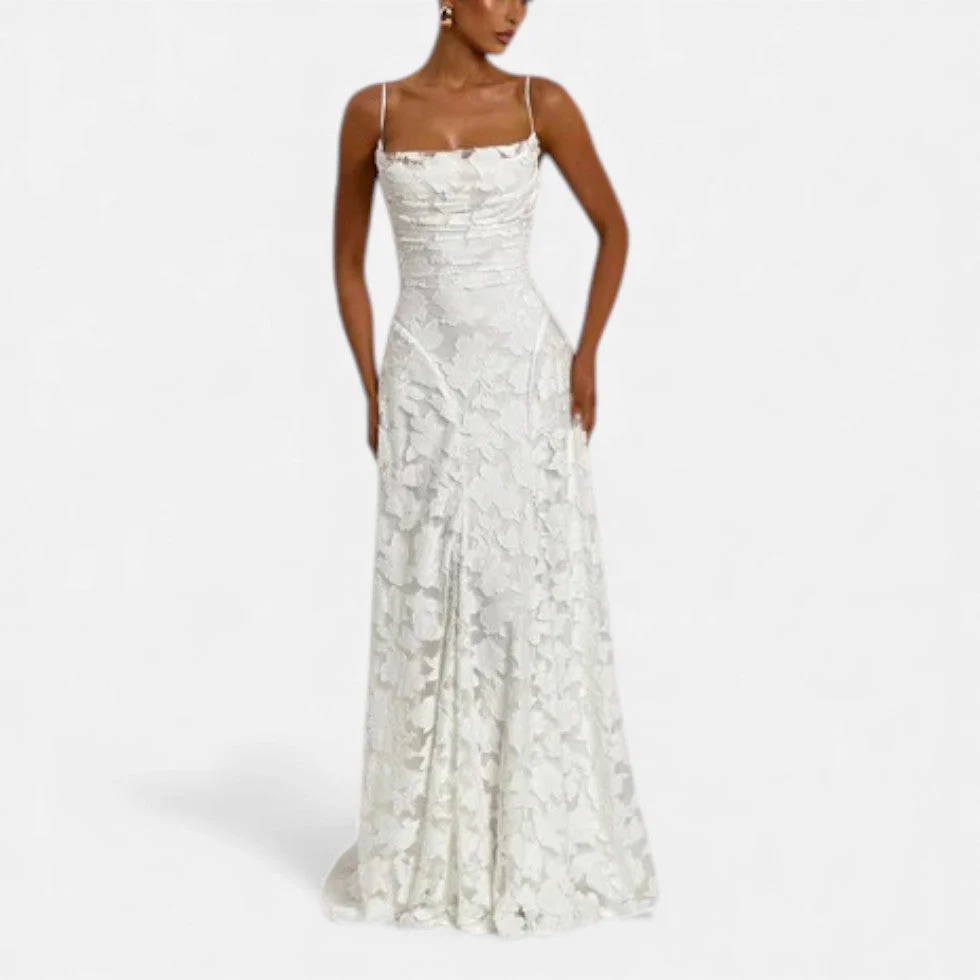 Abendkleid Damen mit ausgestellter Silhouette - Image 8