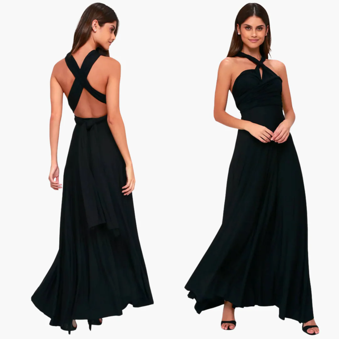 Abendkleid mit V-Ausschnitt - Damen Stil für Gala-Nächte - Image 4