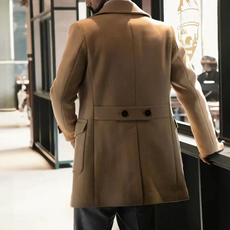 Adam - warme herrenjacke mit seitentaschen und jackenkragen - Image 4