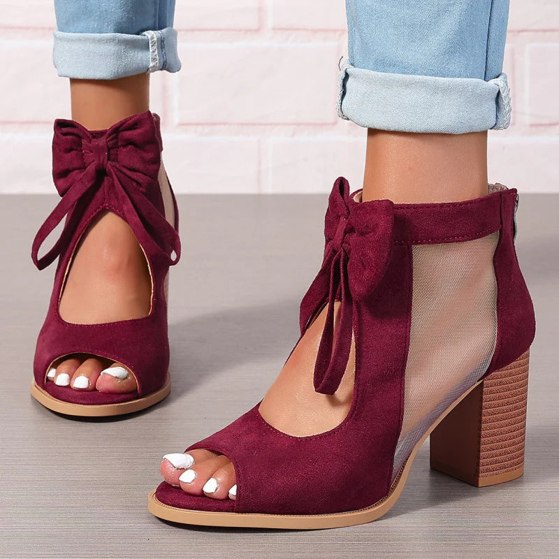 ADRIANA | Damen Sandalen Schleife - Image 3
