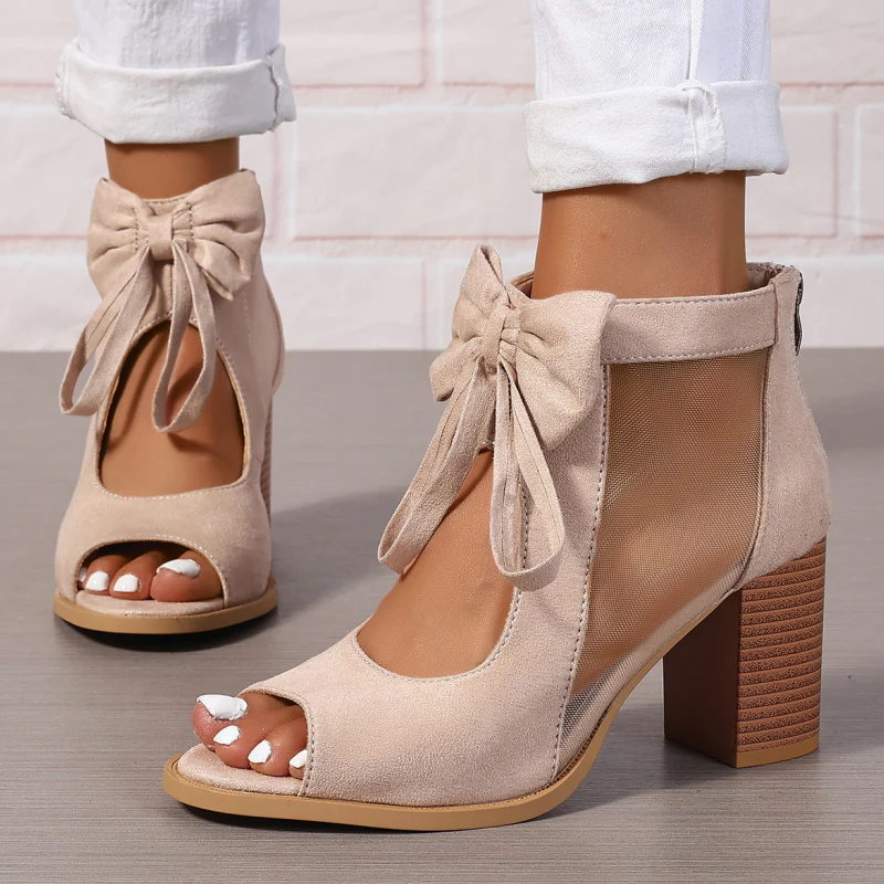 ADRIANA | Damen Sandalen Schleife - Image 5