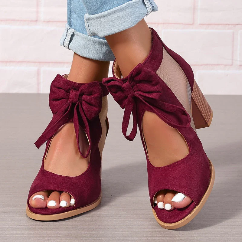 ADRIANA | Damen Sandalen Schleife - Image 8