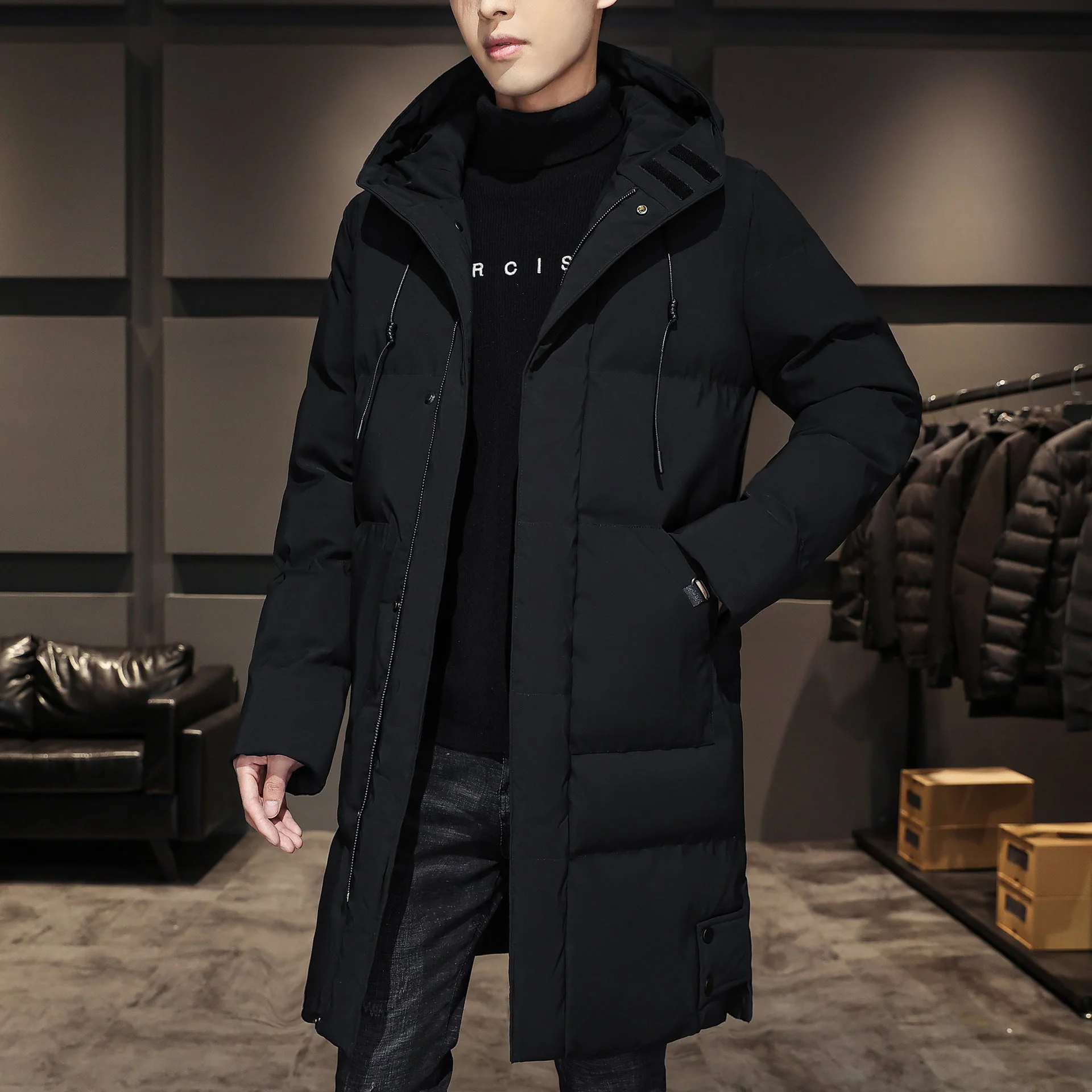 Adriel Kapuzen-Pufferjacke