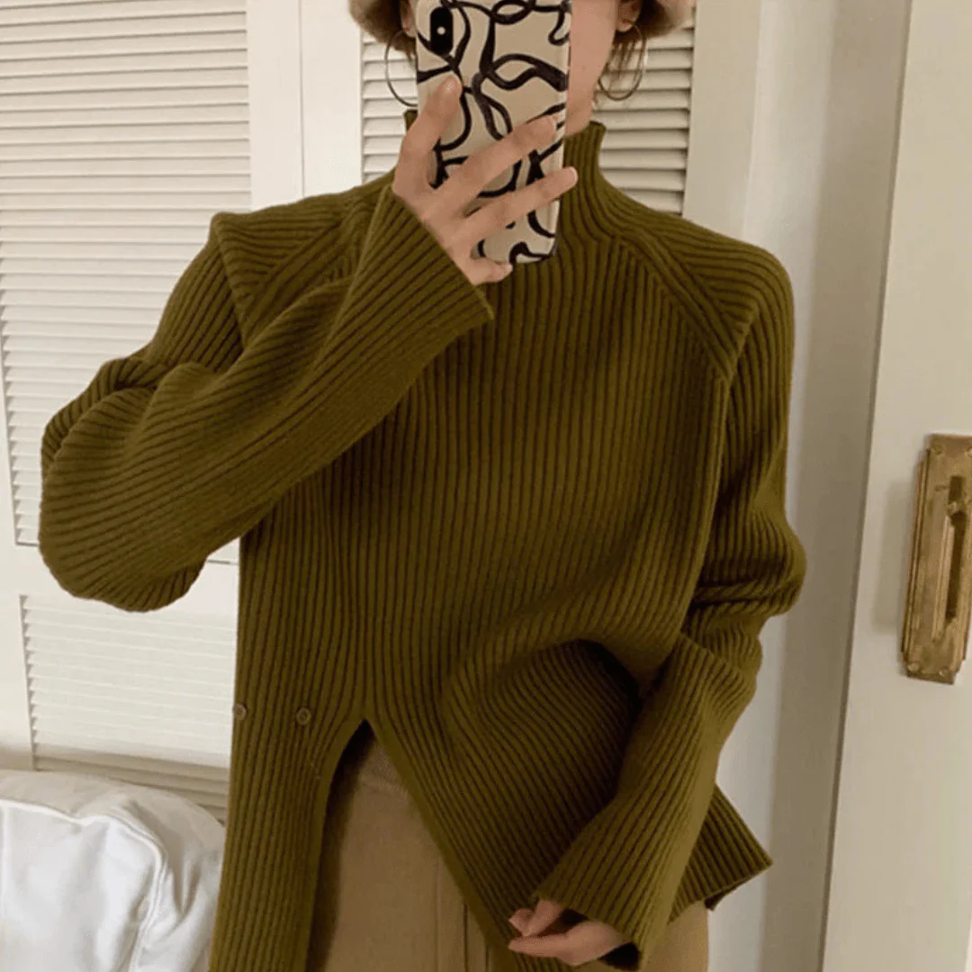 Aella Gerippter Rollkragenpullover - Image 4