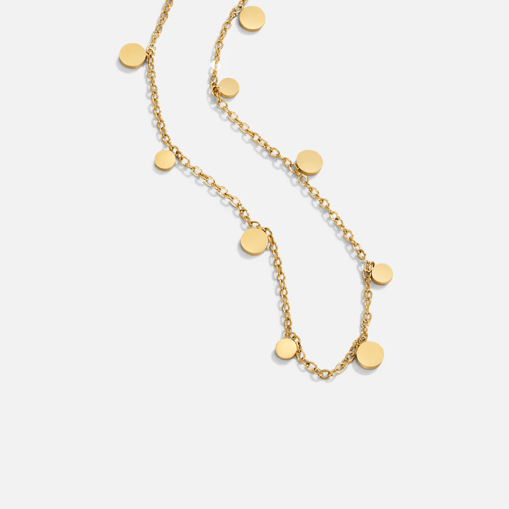 Agatha Gold Tropfen Halskette