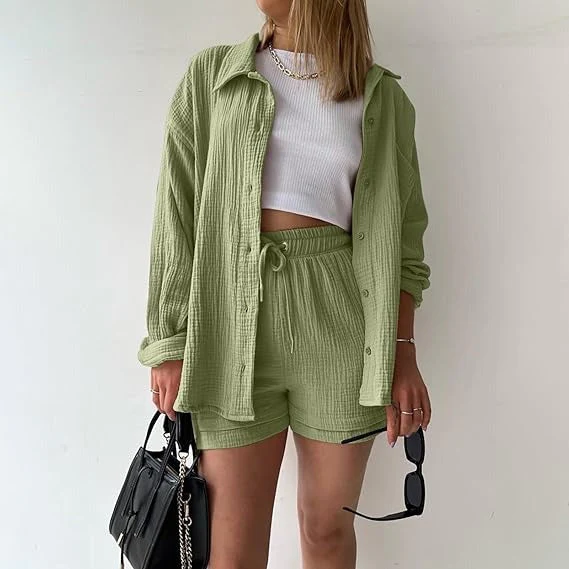 AGATHE - WEITES SHIRT UND SHORTS SET - Image 6