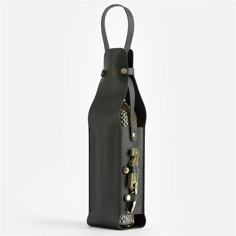 AIKE - FLASCHENHALTER AUS LEDER