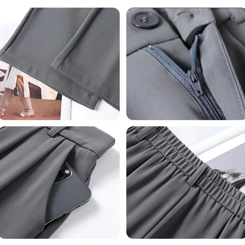 Aimie Hochtaillierte Hose mit Weitem Bein - Image 4