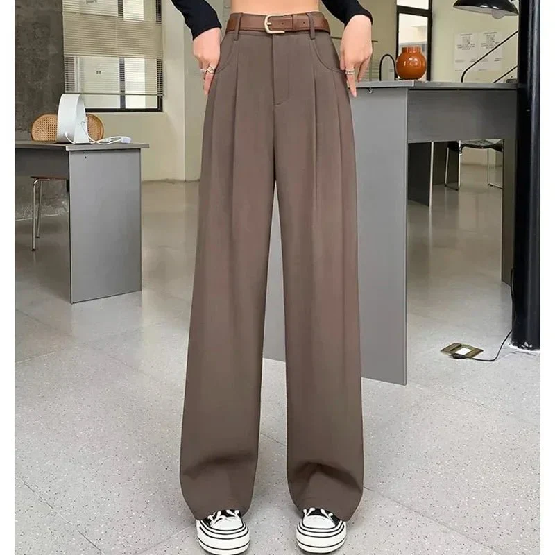 Aimie Hochtaillierte Hose mit Weitem Bein - Image 7