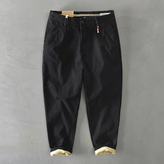 ALARIC - BAUMWOLLHOSE MIT WARMEM FUTTER