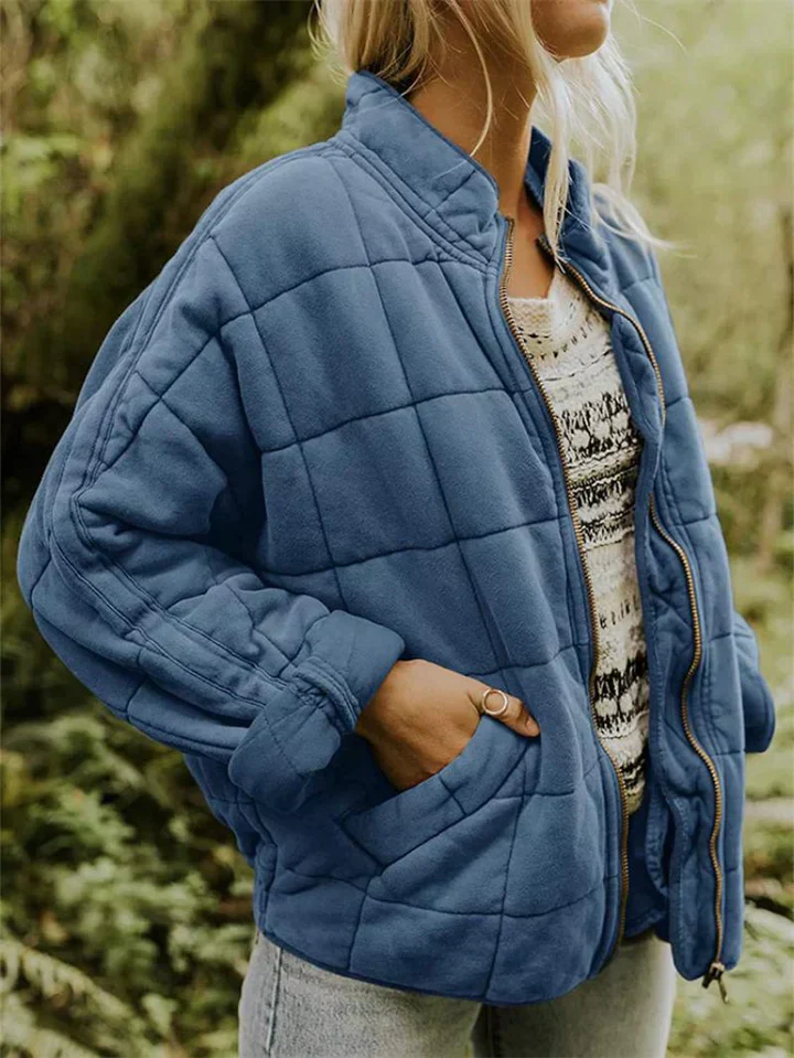 Alena - lockere jacke aus dicker baumwolle - Image 3
