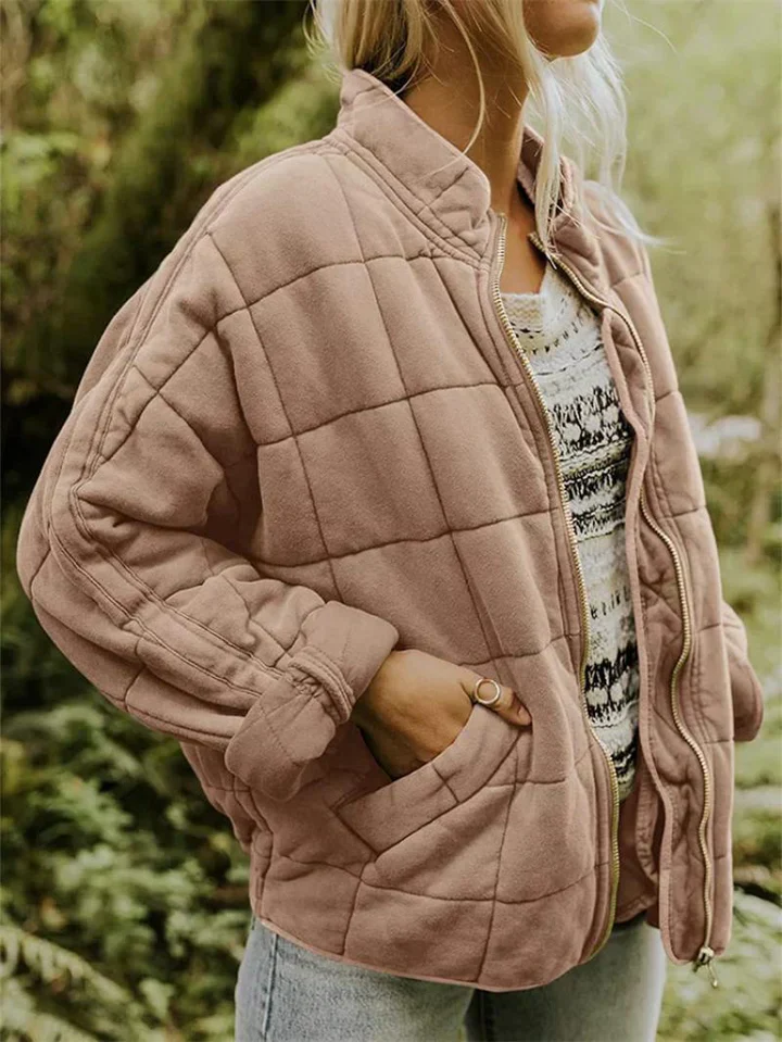 Alena - lockere jacke aus dicker baumwolle - Image 5