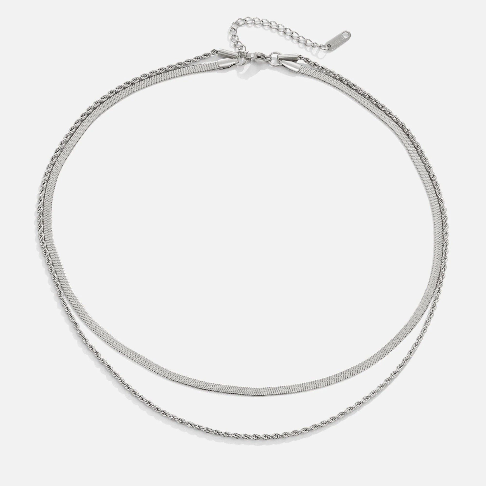 Alexandra Silber Schichtkette - Image 3