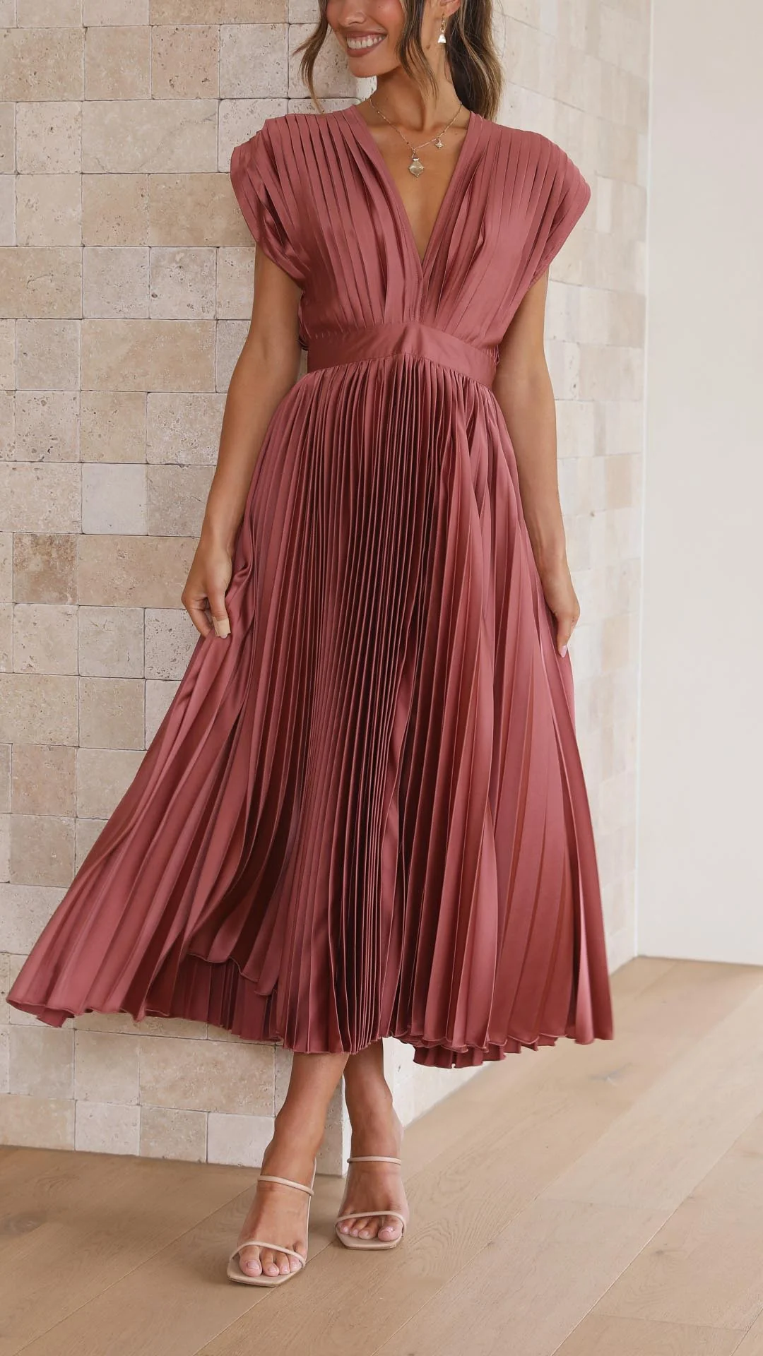 Alexis - Stilvolles Faltenkleid - Image 3