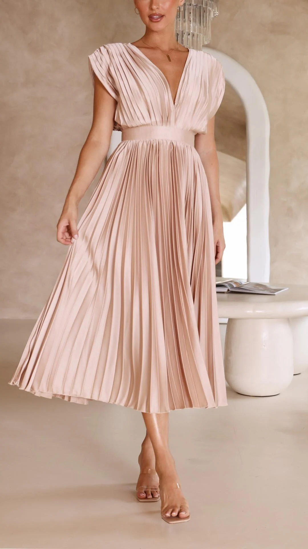 Alexis - Stilvolles Faltenkleid - Image 4