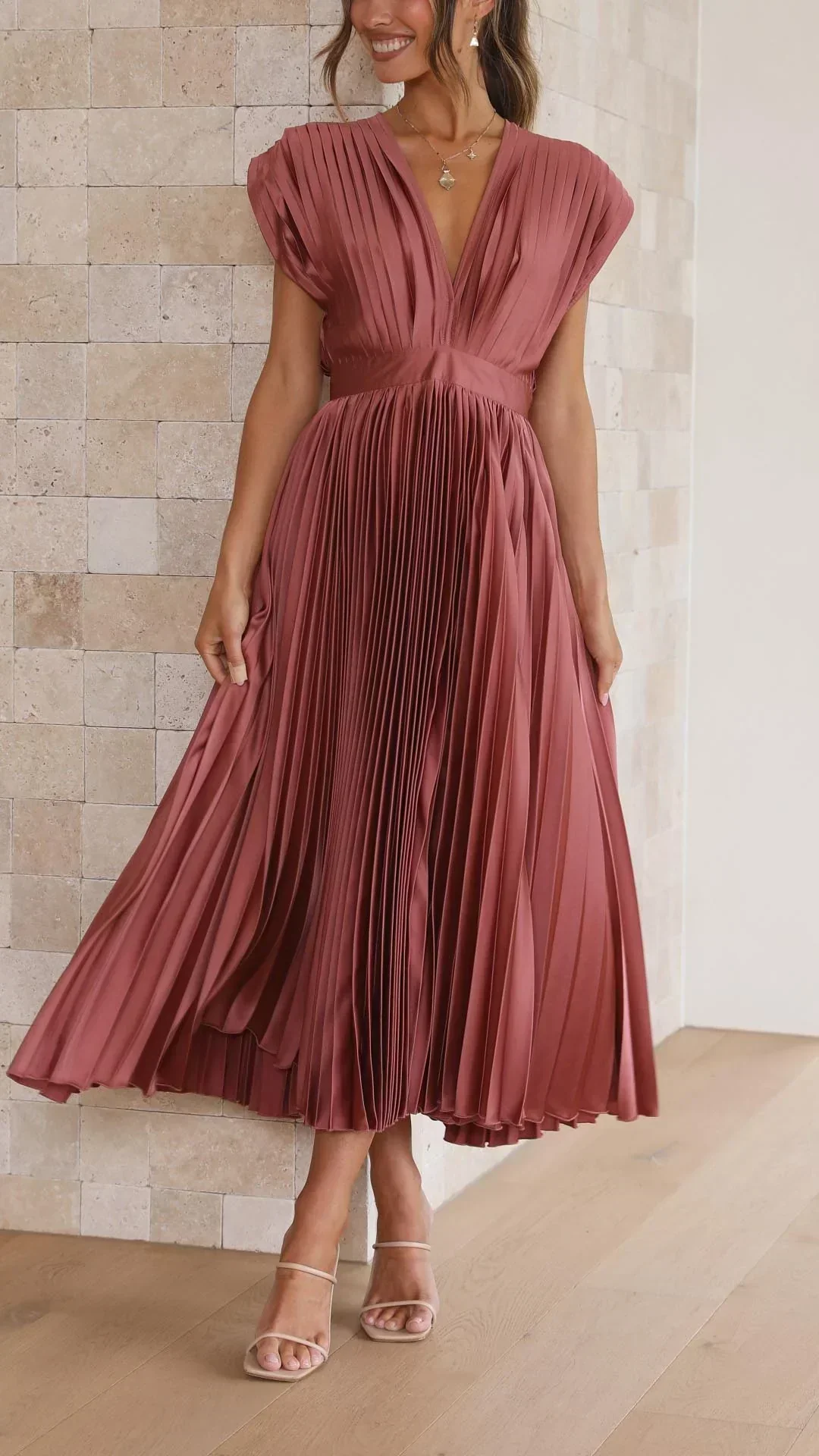 Alexis - Stilvolles Faltenkleid - Image 5