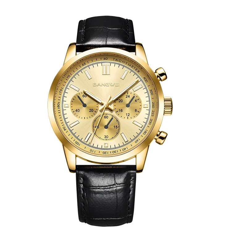 Alfred® | Militär Sport Casual Leder Quarz Uhr - Image 10