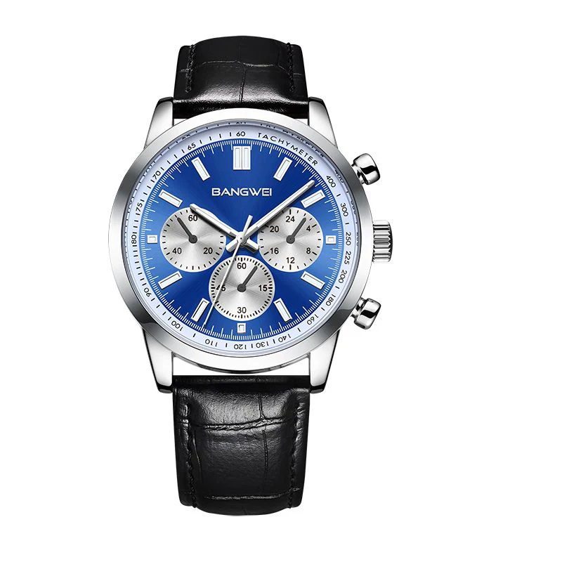 Alfred® | Militär Sport Casual Leder Quarz Uhr - Image 14