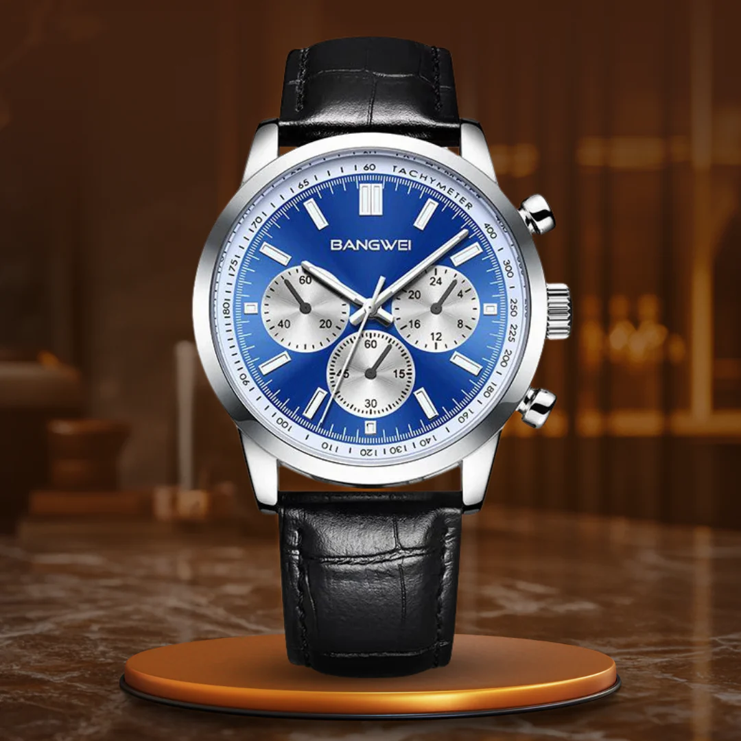 Alfred® | Militär Sport Casual Leder Quarz Uhr - Image 19