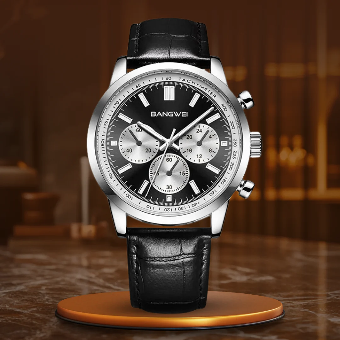 Alfred® | Militär Sport Casual Leder Quarz Uhr - Image 21