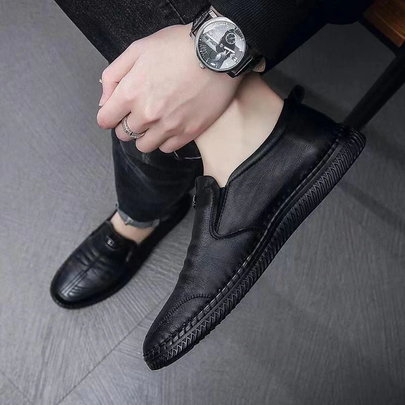 ALGER - LÄSSIGE GLATTLEDER-LOAFERS