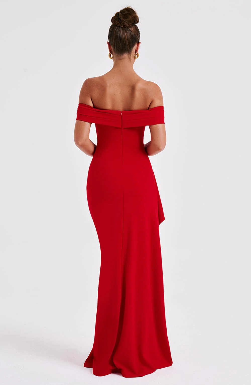 Alice | Langes Kleid mit Schlitz Schultern Frei - Image 14