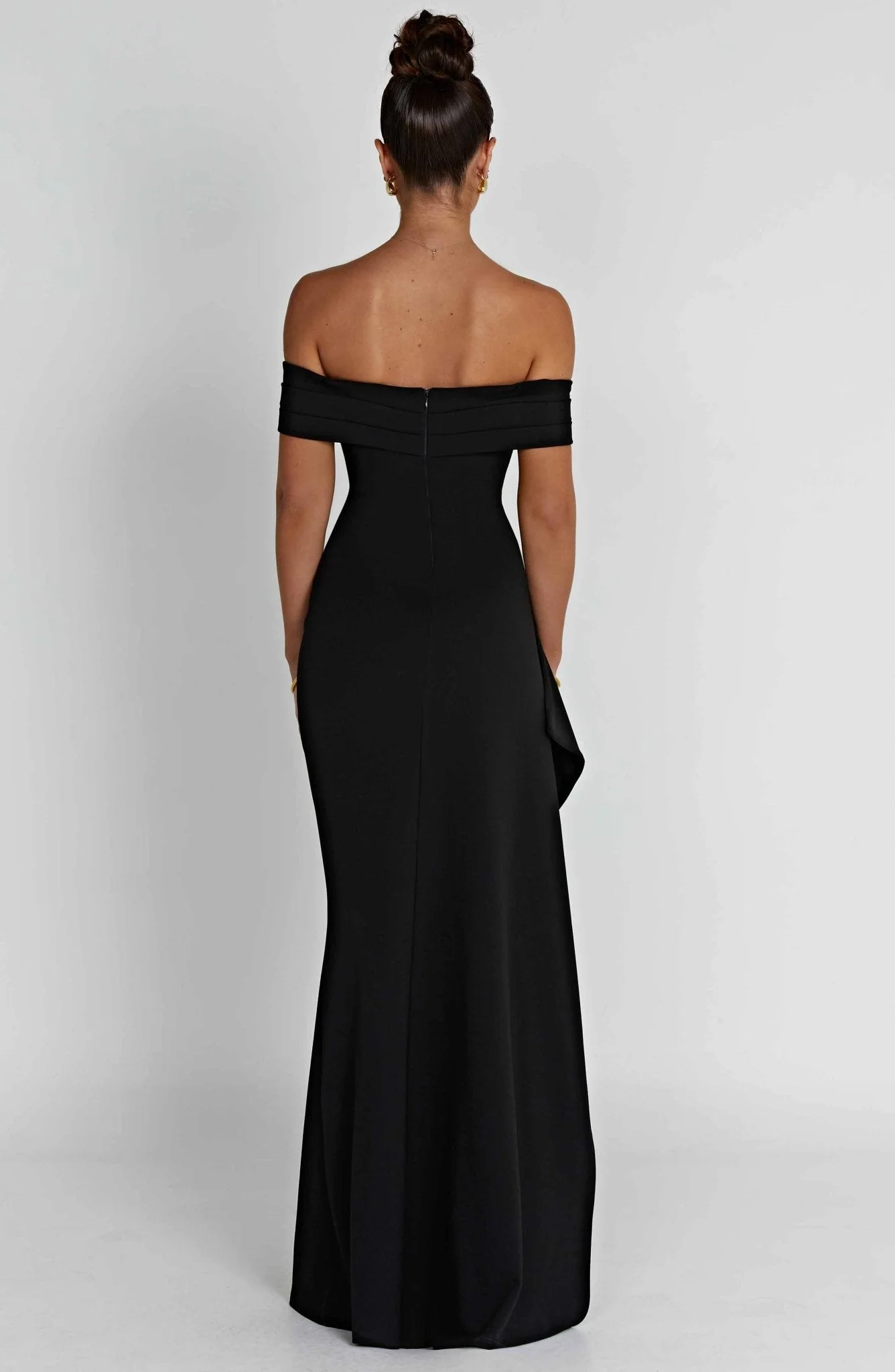 Alice | Langes Kleid mit Schlitz Schultern Frei - Image 3