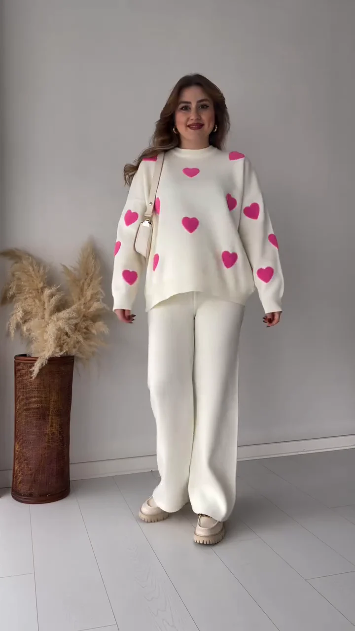 ALINA - ZWEITEILIGES SET MIT HERZMUSTER - Image 3