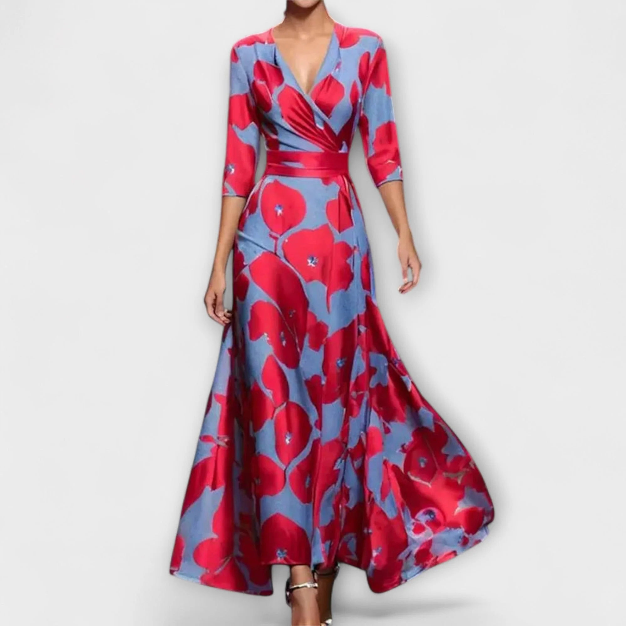 Alma - Damenkleid mit stilvollem Ärmeldesign - Image 3