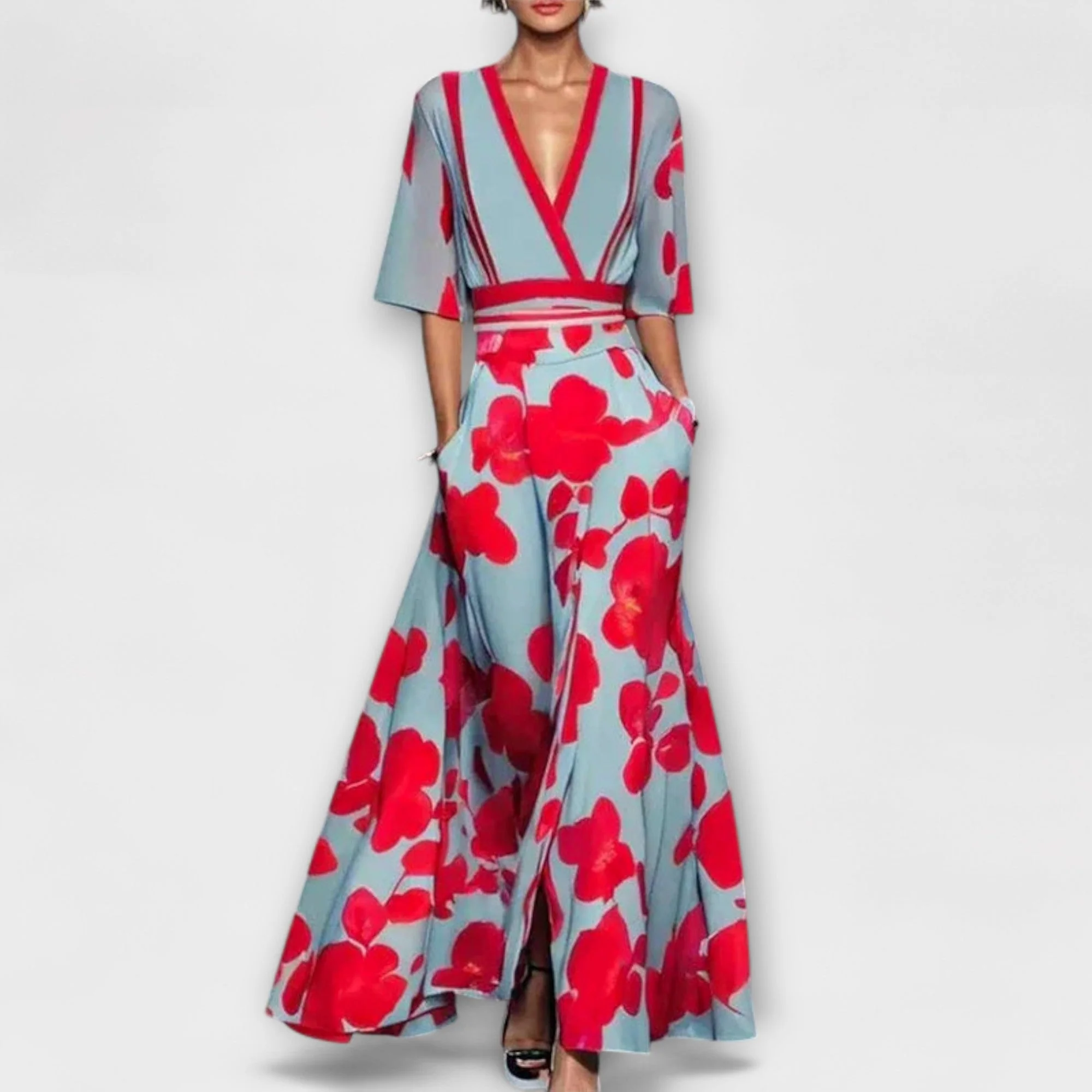 Alma - Damenkleid mit stilvollem Ärmeldesign - Image 4