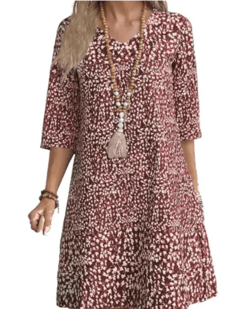 Alma Lose Bedrucktes Kleid - Image 3