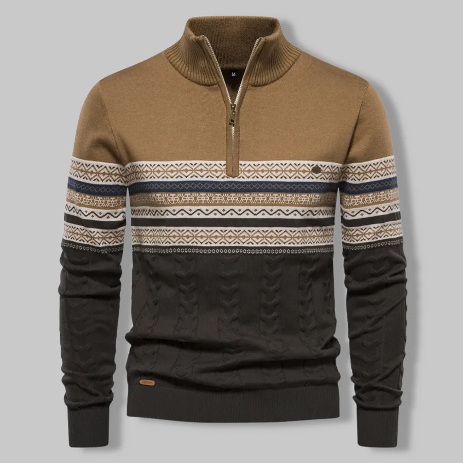 Alpina-pullover mit reißverschluss - Image 2