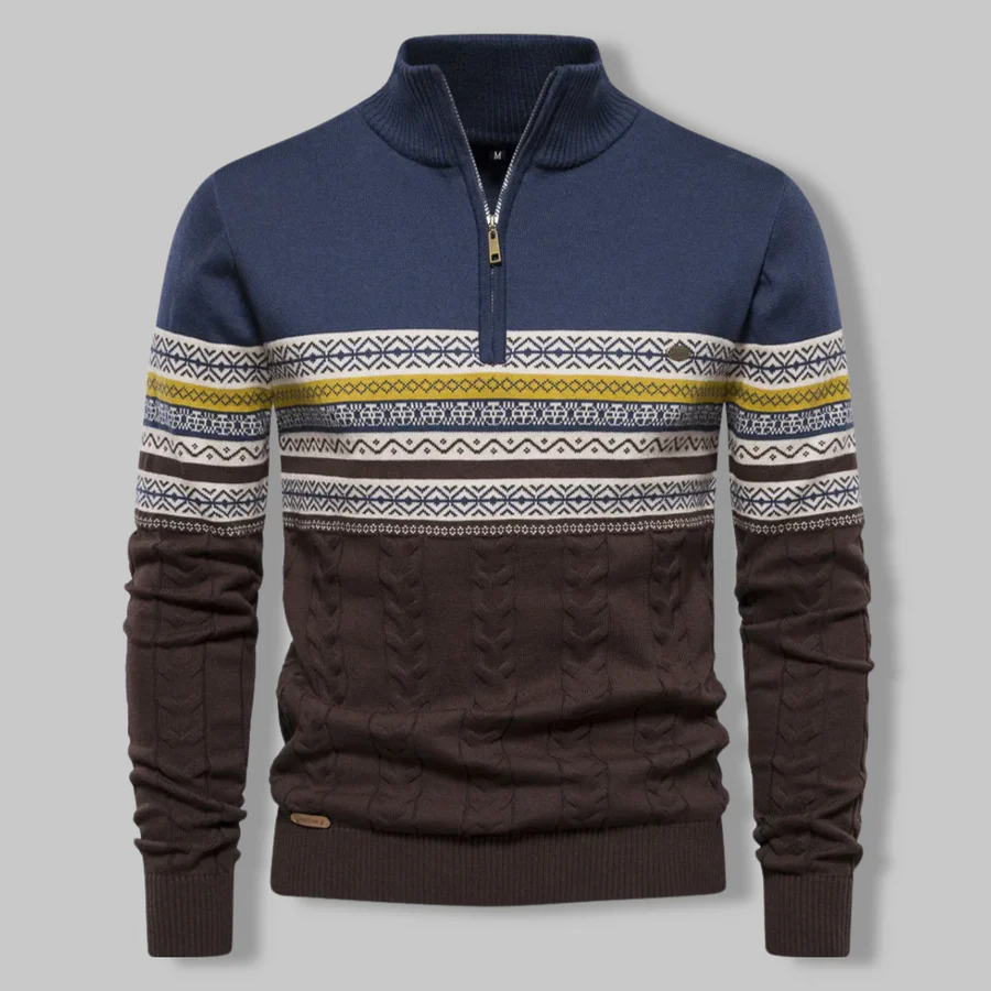 Alpina-pullover mit reißverschluss - Image 3