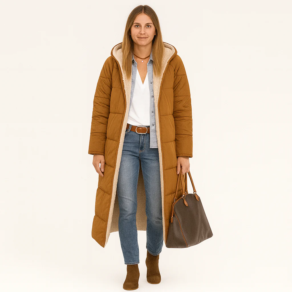 Amara | Wendbarer Wintermantel mit flauschiger Kapuze für Damen - Image 3