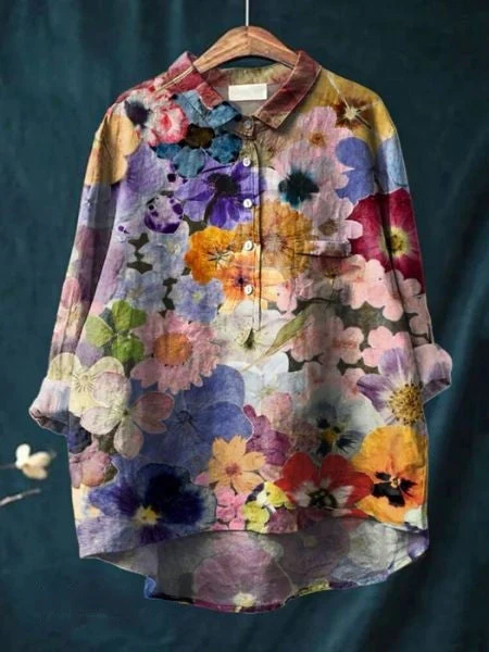 Amber | Bluse mit Blumenmuster - Image 4