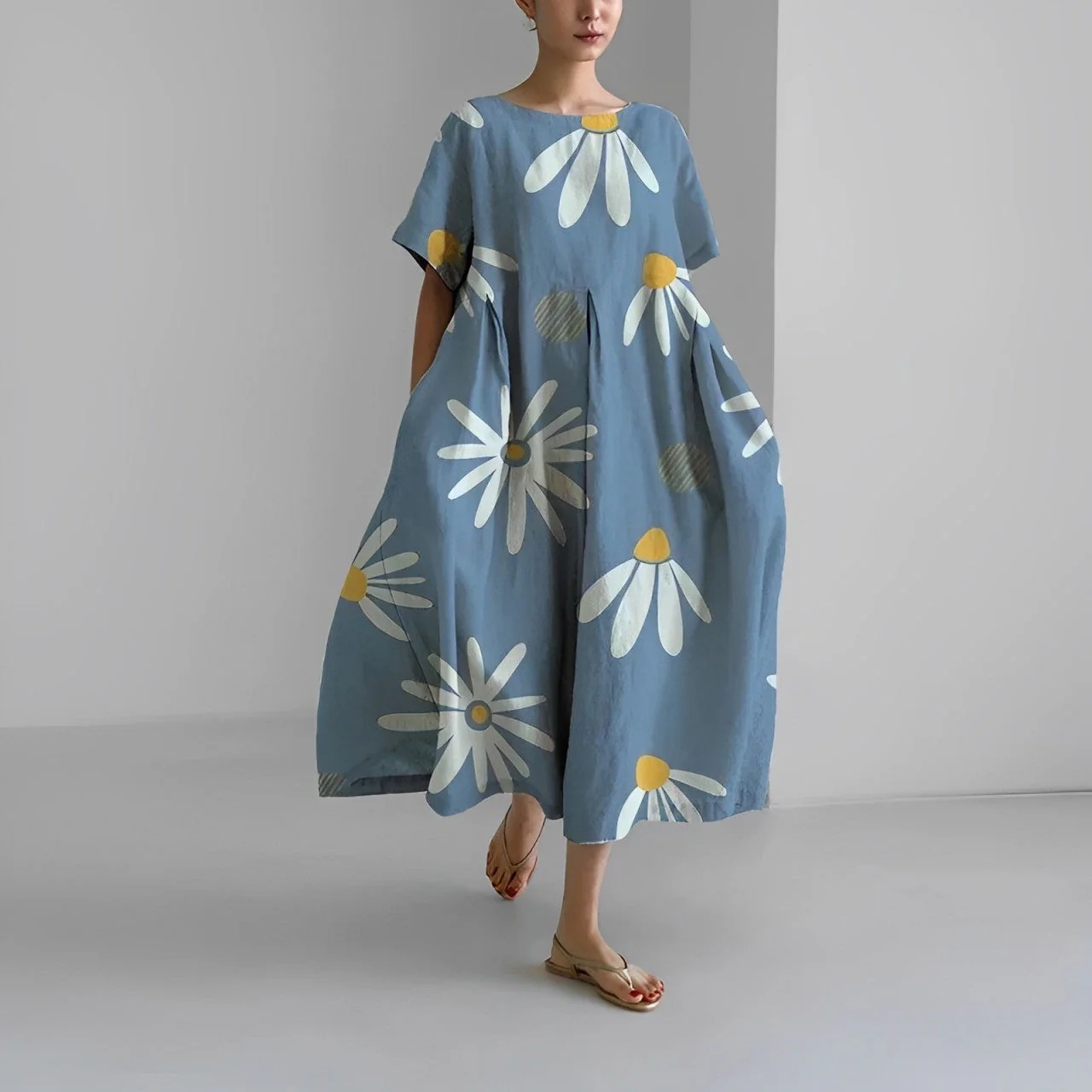 Amelia | Bohemian Blumen Damenkleid - Image 10