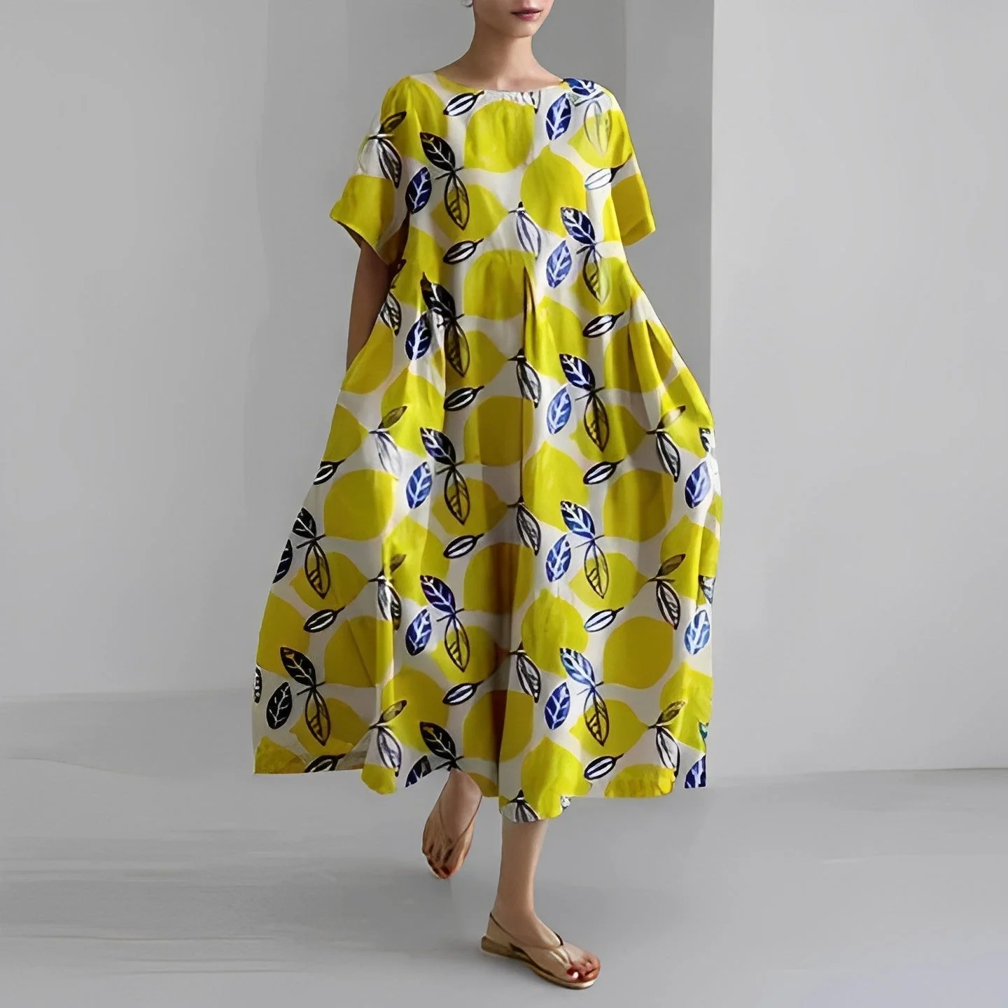 Amelia | Bohemian Blumen Damenkleid - Image 3