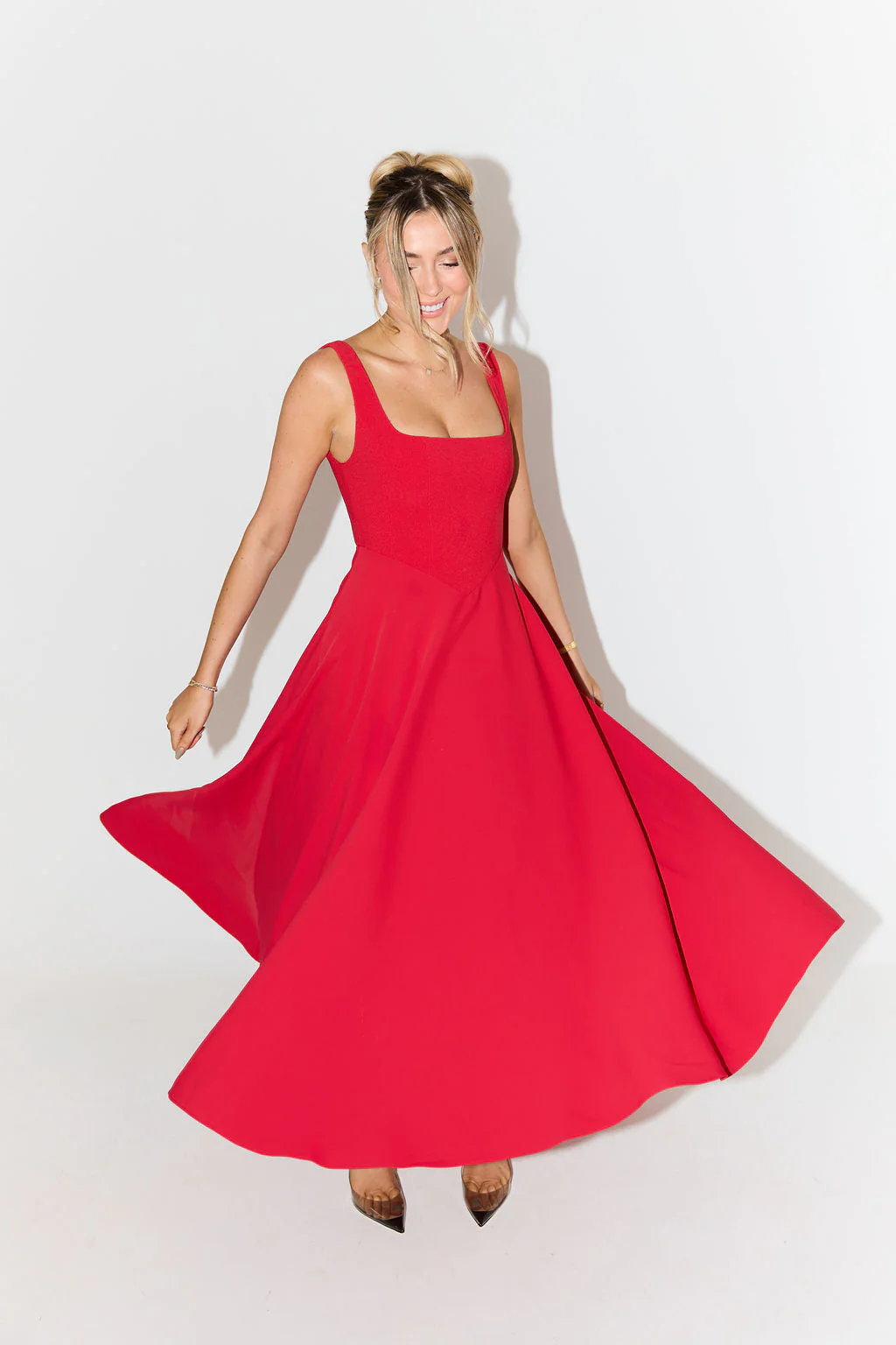 Amelia | Zeitloses, fließendes Midikleid - Image 12