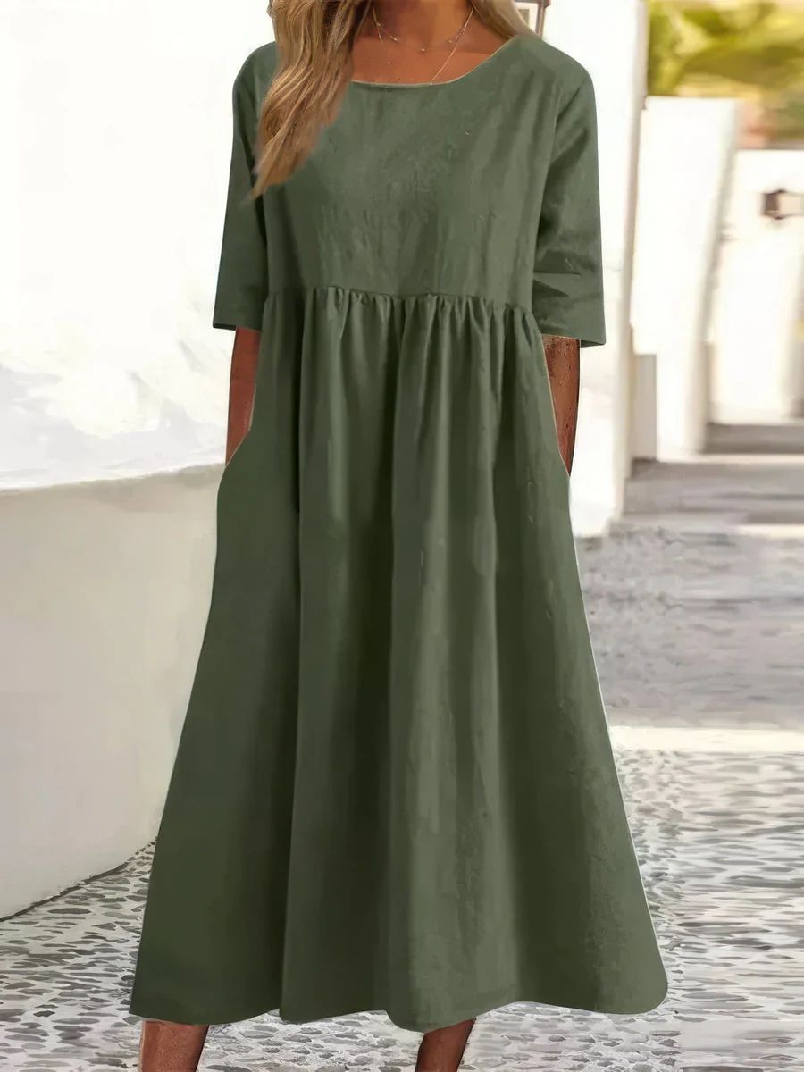 AMIRA - LOCKERES KLEID MIT TASCHEN - Image 5