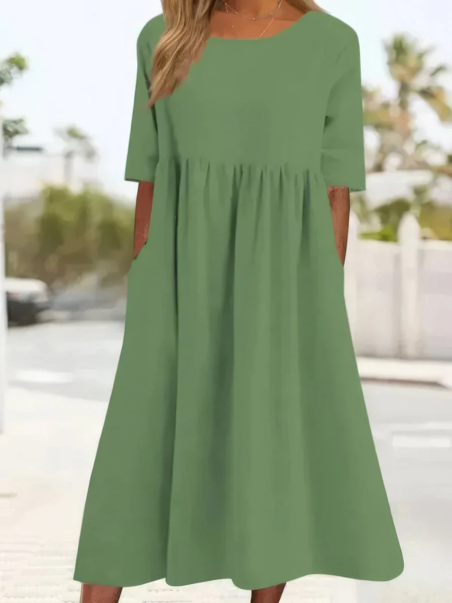 AMIRA - LOCKERES KLEID MIT TASCHEN - Image 6