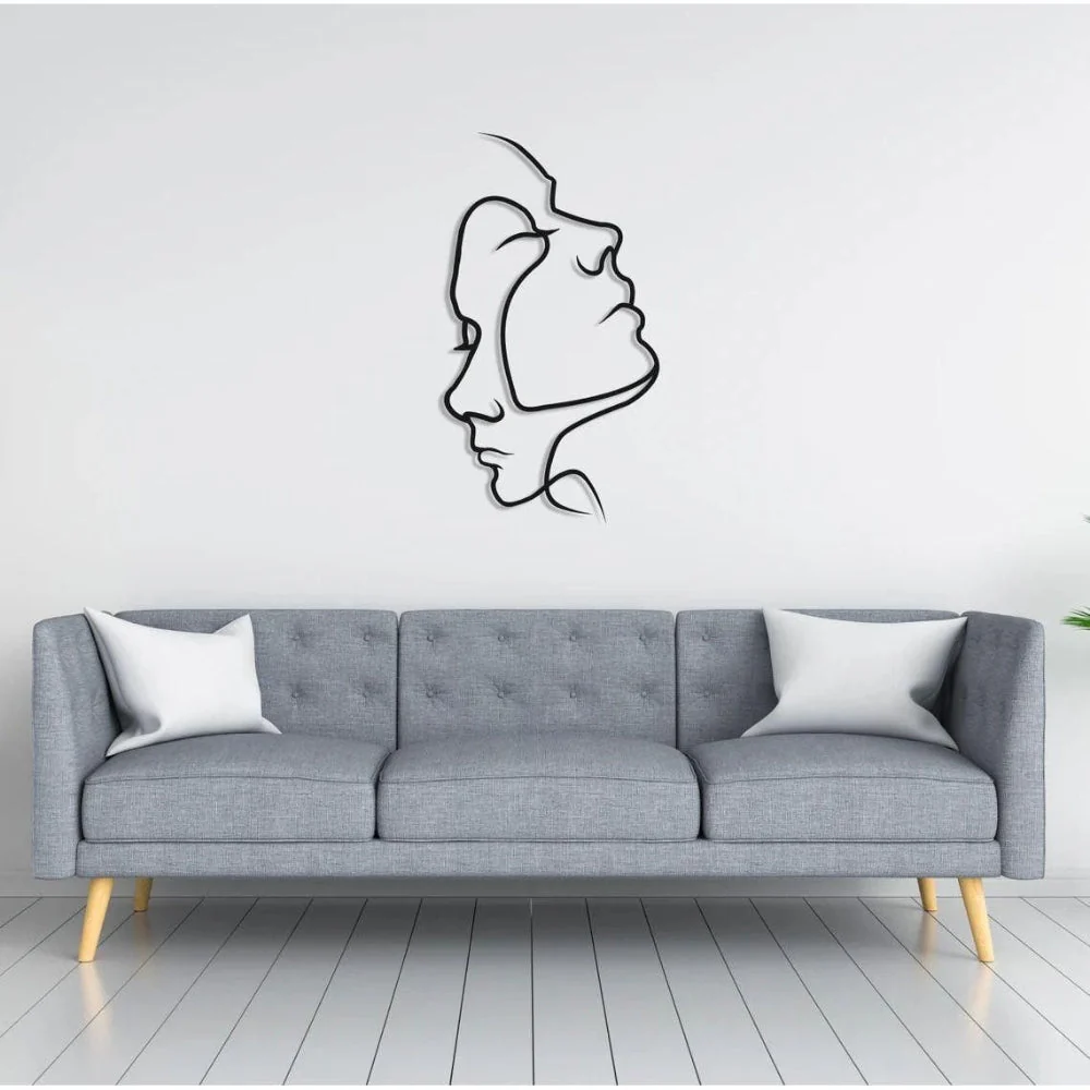 AmoraLine – Minimalistische Wanddekoration mit abstraktem Ausdruck von Liebe - Image 2